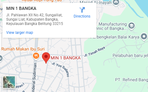 menuju MIN 1 Bangka